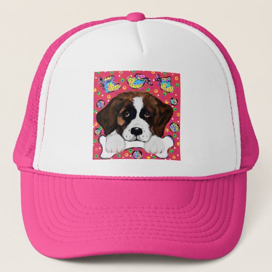 Sint-Bernard Trucker Pet (Voorkant)