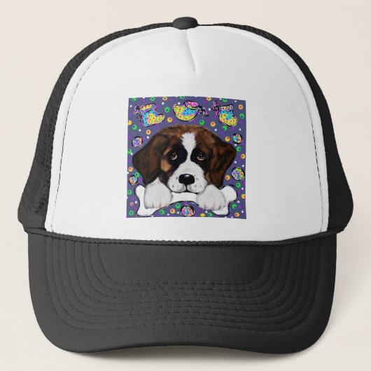 Sint-Bernard Trucker Pet (Voorkant)