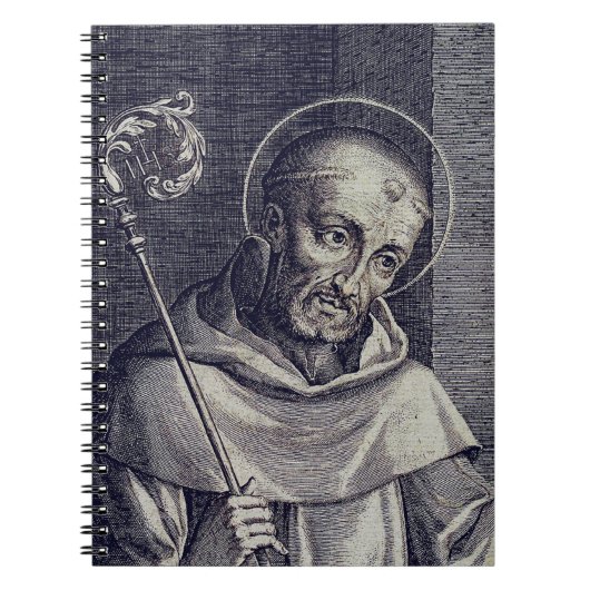 Sint-Bernard van Clairvaux Doctor Mellifluus Kunst Notitieboek (Voorkant)