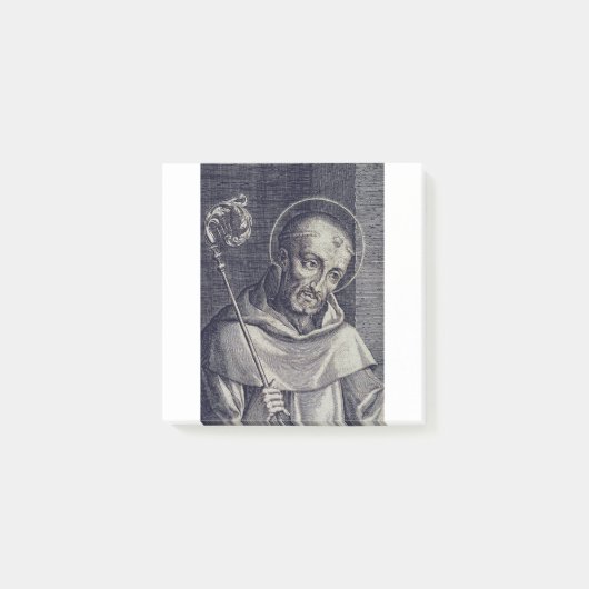 Sint-Bernard van Clairvaux Doctor Mellifluus Kunst Post-it® Notes (Voorkant)