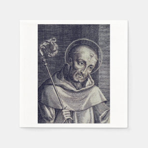 Sint-Bernard van Clairvaux Doctor Mellifluus Kunst Servet