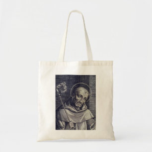 Sint-Bernard van Clairvaux Doctor Mellifluus Kunst Tote Bag