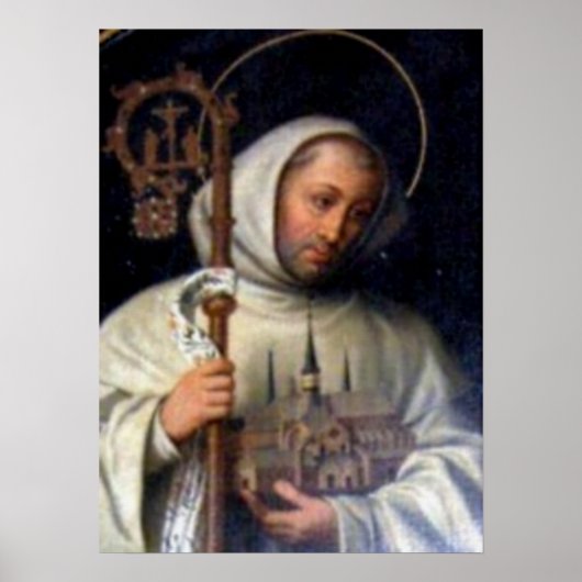 Sint-Bernard van Clairvaux Poster (Voorkant)