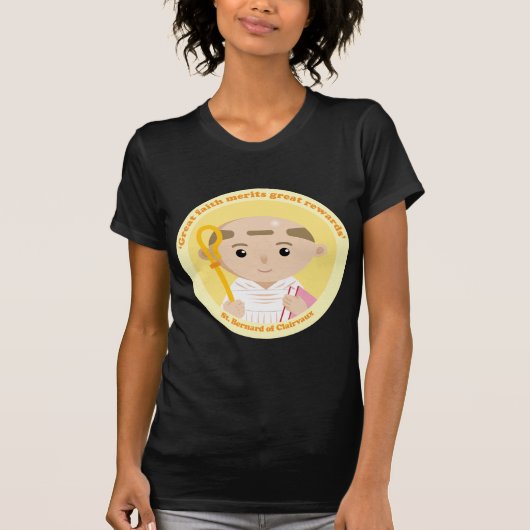 Sint-Bernard van Clairvaux T-shirt (Voorkant)