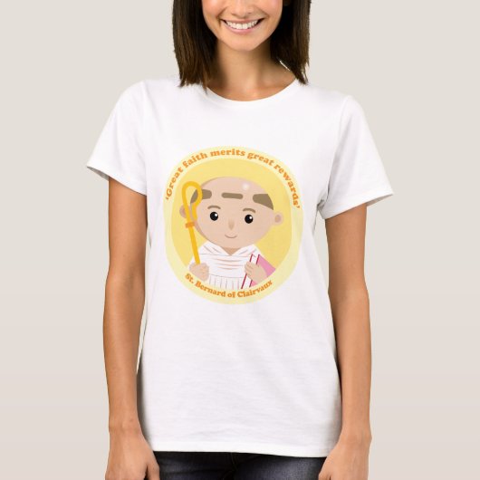 Sint-Bernard van Clairvaux T-shirt (Voorkant)