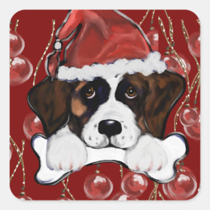 Sint-Bernard Vierkante Sticker