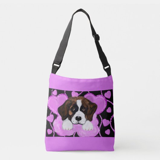 SINT-BERNARDHOND  CROSSBODY TAS (Voorkant)