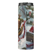 Sint-Bernardhond Kerstmis Festief Thermosbeker (Achterkant)