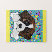 SINT-BERNARDHOND LEGPUZZEL (Horizontaal)