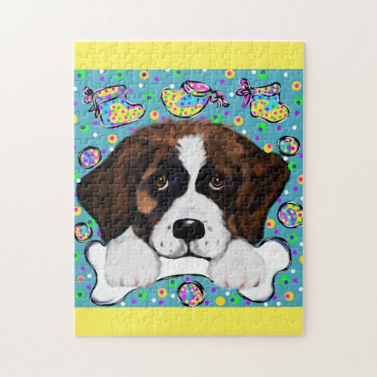 SINT-BERNARDHOND LEGPUZZEL (Verticaal)