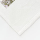 Sint-Bernardhond Moeder Bloemstuk Fleece Deken (Hoek)