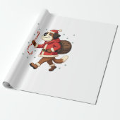 Sint-Bernardhond Reddings Kerstmis Cadeaupapier (Uitgerold)