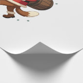 Sint-Bernardhond Reddings Kerstmis Cadeaupapier (Hoek)