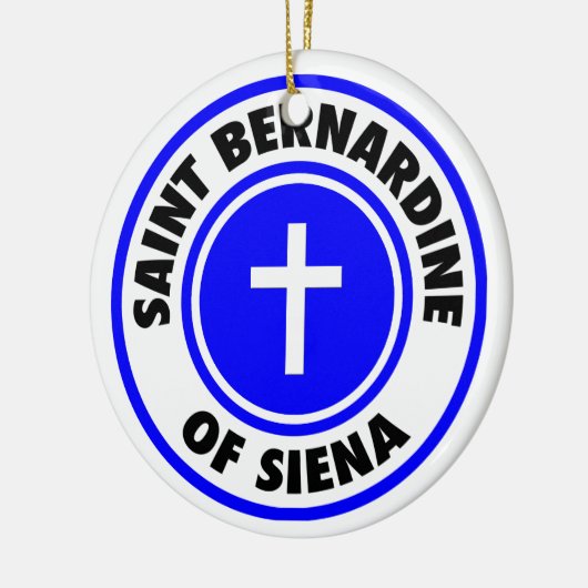 Sint-Bernardine van Siena Keramisch Ornament (Links)
