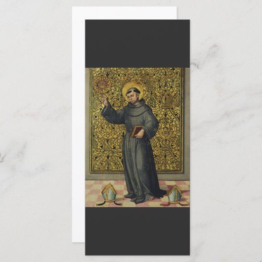 Sint Bernardino van Siena (Voorkant / Achterkant)