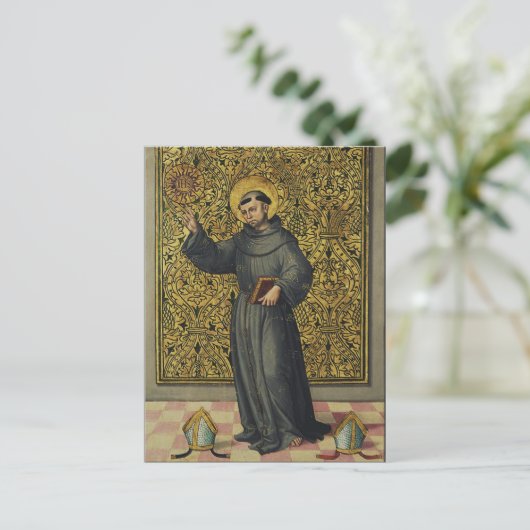 Sint Bernardino van Siena Briefkaart (Staand voorkant)