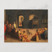 Sint-Bernardino van Siena Preaching Briefkaart (Voorkant)