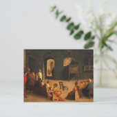 Sint-Bernardino van Siena Preaching Briefkaart (Staand voorkant)