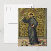 Sint-Bernardino van Siena Renaissancekunst Briefkaart (Voorkant / Achterkant)