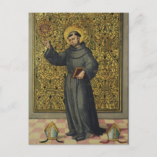 Sint-Bernardino van Siena Renaissancekunst Briefkaart (Voorkant)