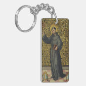 Sint-Bernardino van Siena Renaissancekunst Sleutelhanger (Voorkant Links)