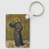 Sint-Bernardino van Siena Renaissancestijl Kunst Sleutelhanger (Achterkant)