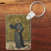 Sint-Bernardino van Siena Renaissancestijl Kunst Sleutelhanger (Achterkant)