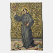 Sint Bernardinus van Siena Renaissance stijl kunst Theedoek (Verticaal)
