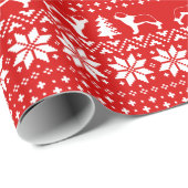 Sint-Bernards kerstfeestroeperingen Cadeaupapier (Rol Hoek)