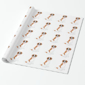 Sint-Bernardshond Cadeaupapier (Uitgerold)