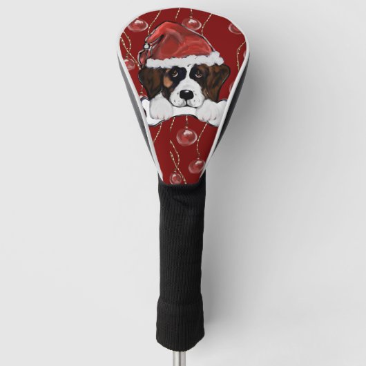 Sint-Bernardshond Golfheadcover (Voorkant)