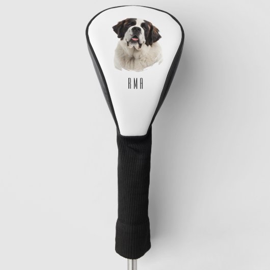 Sint-Bernardshond Golfheadcover (Voorkant)