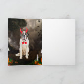 Sint-bernardshond in Halloween-kostuum Kaart (Binnen)