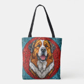 Sint-Bernardshond Tote Bag (Achterkant)