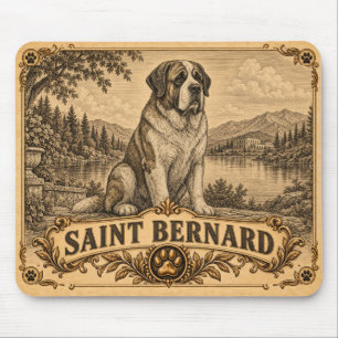 Sint-Bernardshond, Vintage Heritage Dog Muismat