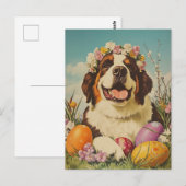 Sint-Bernardus  Pasen Briefkaart (Voorkant / Achterkant)