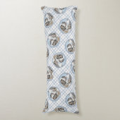 Sint-Bernardus schildert ruwe St. Originele Hond K Lichaamskussen (Voorkant Verticaal)