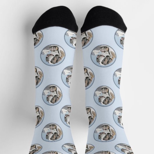 Sint-Bernardus schildert ruwe St. Originele Hond K Sokken (Top)