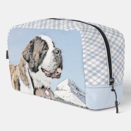 Sint-Bernardus schildert ruwe St. Originele Hond K Toilettasje (Rechterhoek)