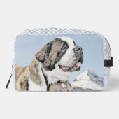 Sint-Bernardus schildert ruwe St. Originele Hond K Toilettasje (Achterkant)