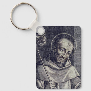 Sint Bernardus van Clairvaux Doctor Mellifluus Kun Sleutelhanger