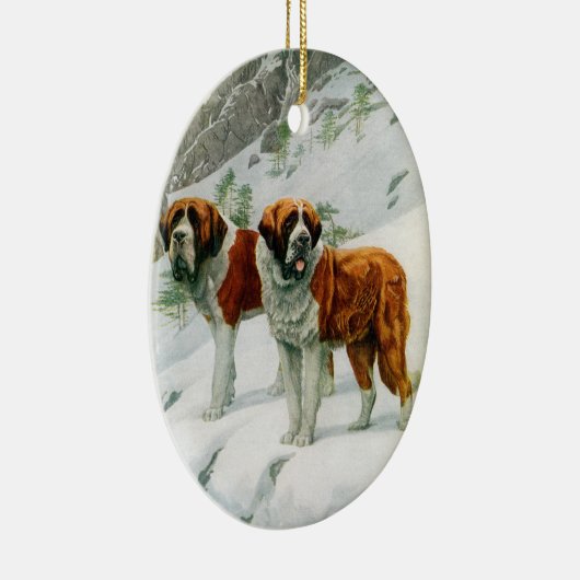 Sint-Bernardversiering Keramisch Ornament (Rechts)