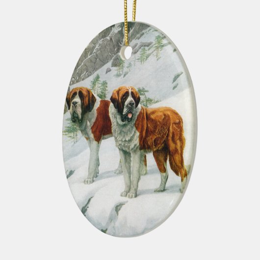 Sint-Bernardversiering Keramisch Ornament (Links)