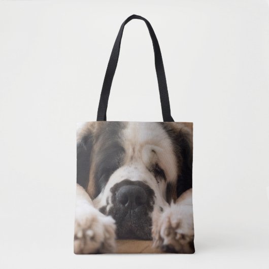 Sint-Bernardzak Tote Bag (Voorkant)