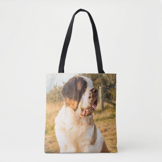 Sint-Bernardzak Tote Bag (Voorkant)