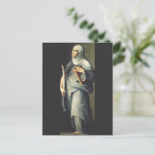 Sint-Birgitta van Zweden Middeleeuwse Mystica Briefkaart (Staand voorkant)