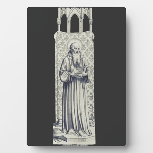Sint Bonaventura Serafijnse Doctor Fotoplaat (voorkant)
