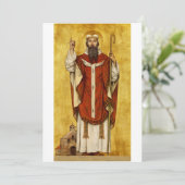 Sint Bonifatius door Albrecht de Vriendt Bedankkaart (Staand voorkant)