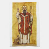 Sint Bonifatius door Albrecht de Vriendt Theedoek (Verticaal)