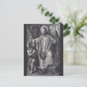 Sint Bonifatius Engelse Benedictijner monnik Feestdagenkaart (Staand voorkant)